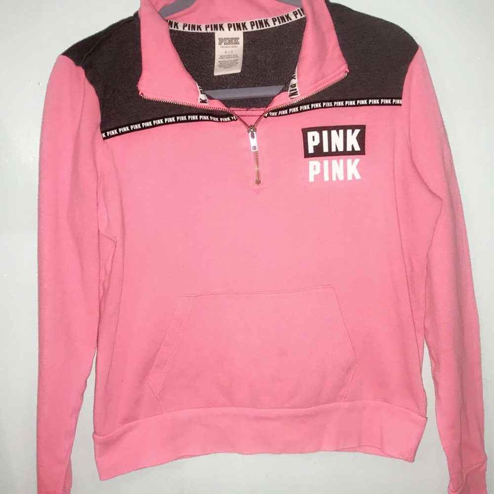 Pink Quarter Zip